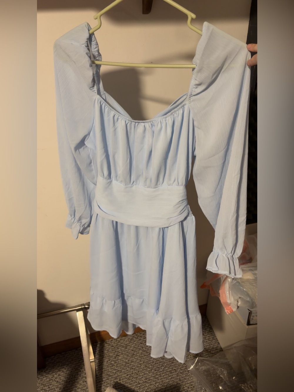 Women’s blue dress